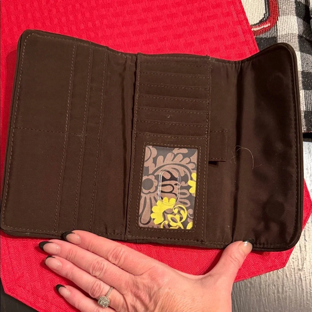 Vera Bradley Brown Quilted Phone Case